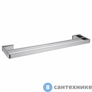 картинка Полотенцедержатель двойной ABBER Westen AA1757 хром
