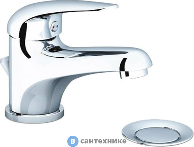 Смеситель Ravak SN 011.00 для умывальника с донным клапаном (X070001)