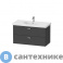 картинка Тумба под раковину Duravit XBase XB619304949 графит матовый