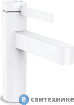 картинка Смеситель Hansgrohe 76010700 Finoris для раковины, белый матовый