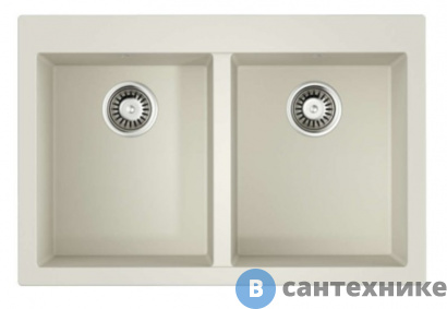 картинка Кухонная мойка OMOIKIRI Bosen 80-2-WH белый (4993839)