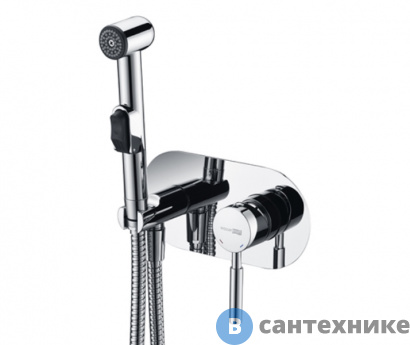 картинка Смеситель WasserKRAFT Main 4138 встраиваемый для душа с гигиенической лейкой