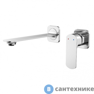 картинка Смеситель AZARIO ASHER AZ-VNN148311C для раковины скрытого монтажа, хром