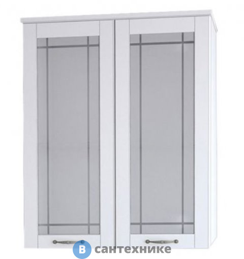Шкаф навесной Dreja Antia 60, белый, 2 дв. (99.0441)