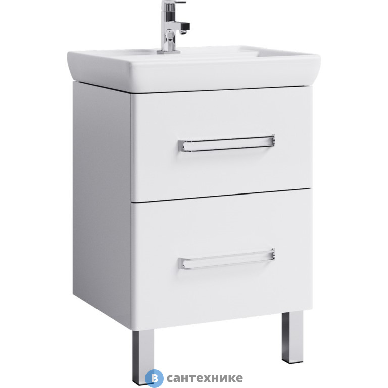 Тумба под раковину Aqwella NEO 60 Neo.01.06 (напольная, белый)