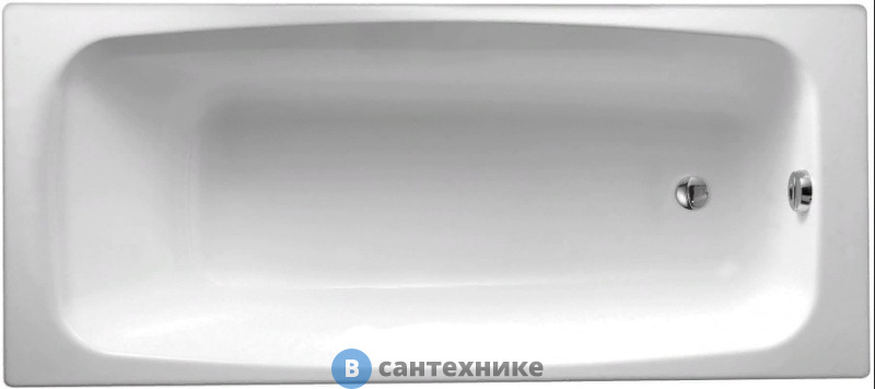 Чугунная ванна Jacob Delafon DIAPASON E2937 б/отв (170x75), без ножек и сифона