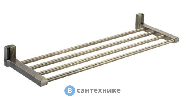 Полка для полотенец WasserKRAFT Exter K-5211  металл, покрытие "светлая бронза"