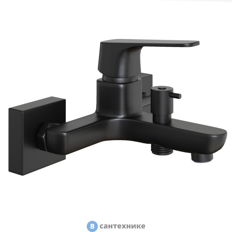 Смеситель Paini Bari RTYO111 для ванны, без аксессуаров, чёрный