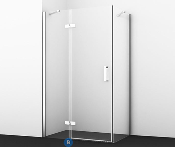 Душевой уголок WasserKRAFT Aller 10H06L White, прямоугольник, с левой распашной дверью