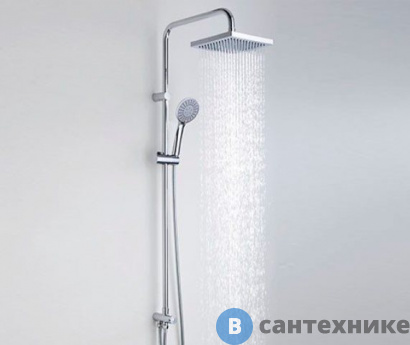 картинка Душевая стойка WasserKRAFT A017 хромоникелевое