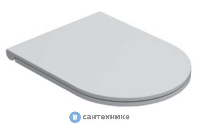 Сиденье GLOBO Forty3 быстросъемное для унитаза FOS02/FOS03/FOS05/FO001/FO002/FOB03/FOB05/FOB01/FOB02, duroplast, цвет белый/хром, микролифт (FOR20BI/cr)