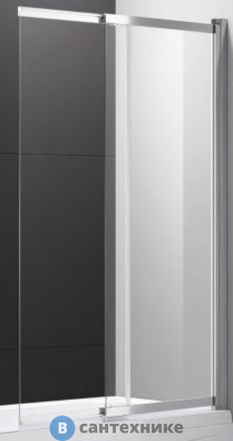 Шторка Cezares SLIDER-VF-11-90/150-C-Cr на ванну (900х1500)