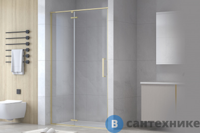 картинка Душевая  дверь Royal Bath BERN-V RB 100-T-GD 1000*1950 (BERN-V RB 100-T-GD)