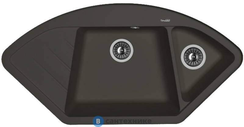 Кухонная мойка FLORENTINA Веста, антрацит FSm (20.285.E1005.302)