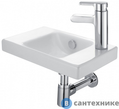 картинка Раковина Jacob Delafon ODEON UP E4799G-00 отв. справа (40х25)