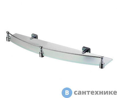 картинка Полка WasserKRAFT Dill K-3944 стеклянная