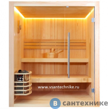 картинка Финская сауна Frank F819 (кедр) (печь Сфера 9 кВт+90 кг камней) 240х140x210 см