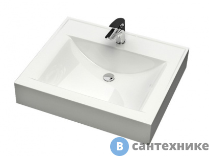 картинка Раковина BERGG ZETT lab Шерри V3 над стиральной машины (V003D001)