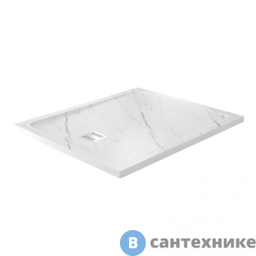картинка Душевой поддон WasserKRAFT Rhin 44T10 1200*1000*40, искусственный камень, белый, без сифона