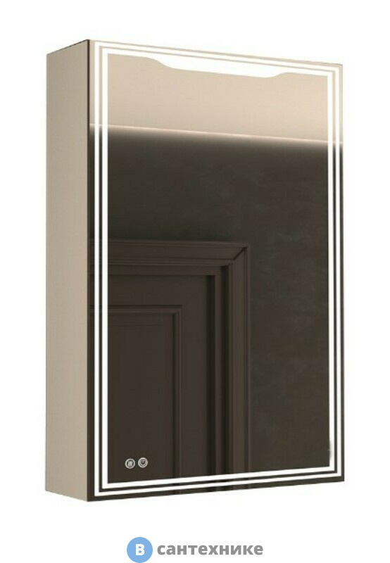 Зеркало-шкаф Art & MAX Merano AM-Mer-500-800-1D-R-DS-F с подсветкой и подогревом