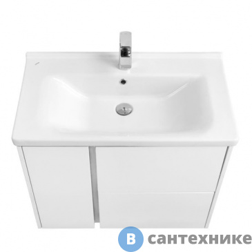 картинка Тумба с раковиной Акватон Стоун 80/Раковина Миранда 80 (1A2282K1SX010)