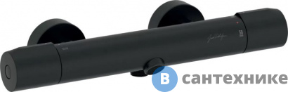 картинка Смеситель Jacob Delafon METRO E24395-BL для ванны и душа, матовый чёрный