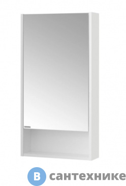 картинка Зеркальный шкаф Акватон Сканди 45 белый (1A252002SD010)