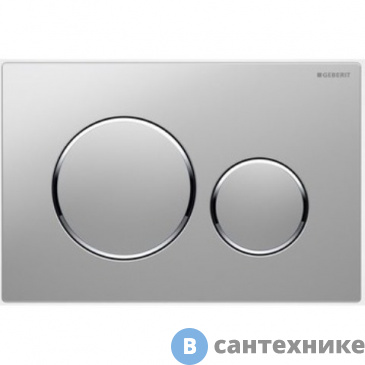 картинка Клавиша смыва Geberit SIGMA 20 115.882.KN.1 (хром матовый/хром глянцевый/хром матовый)