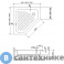 картинка Душевой поддон RGW BT/CL-S 90*90*15 h27 трапеция (16180599-51), без поддона