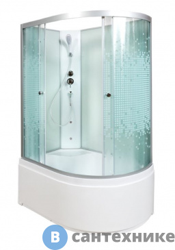 картинка Душевая кабина Deto L 920 L N с гидромассажем (120х80х200 см)