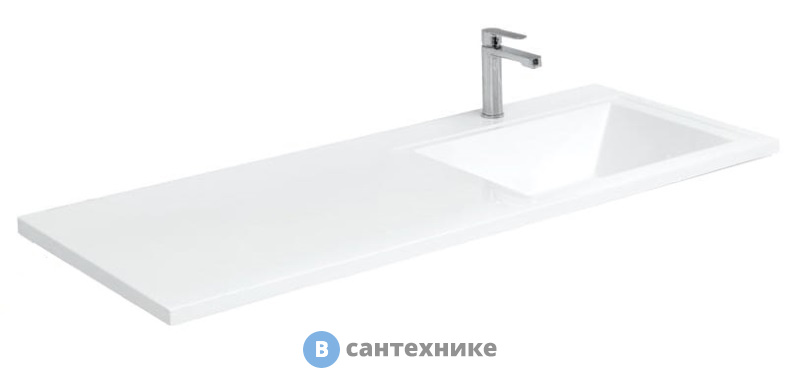 Раковина-столешница Даллас 120 правая (235500) Aquanet