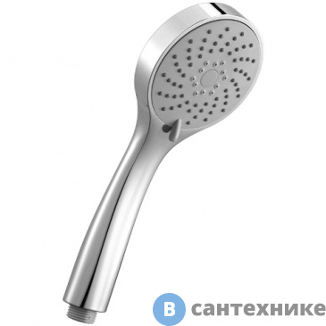 картинка Лейка душевая Lemark PROMOTION LM0813C круглая 3-функциональная 100*251 мм, хром