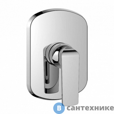 картинка Смеситель Cezares GLOBO-F-DIM-01 встраиваемый, однорычажный для душа, хром