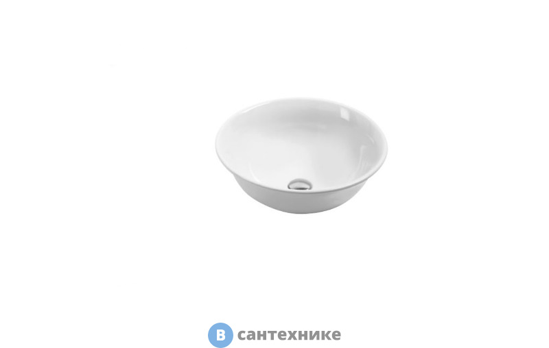 Раковина AZZURRA JUBILAEUM накладная, без отв-й под смеситель, белый (JULA04818000BI/(JUB45/APP bi)*)