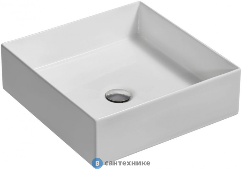 Раковина Jacob Delafon Delta Pure E90011-0 накладная, тонкая керамика, 39*39