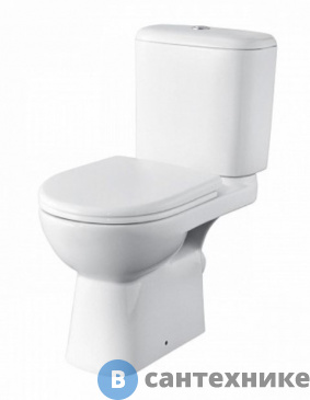картинка Унитаз-компакт Roca ACCESS 34P23900Y с бачком, c сиденьем, косой выпуск (белый)