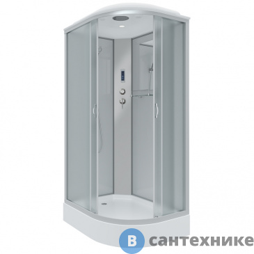 картинка Душевая кабина Niagara NG-3312-14LP (1200х800х2150) низкий поддон, стекло матовое