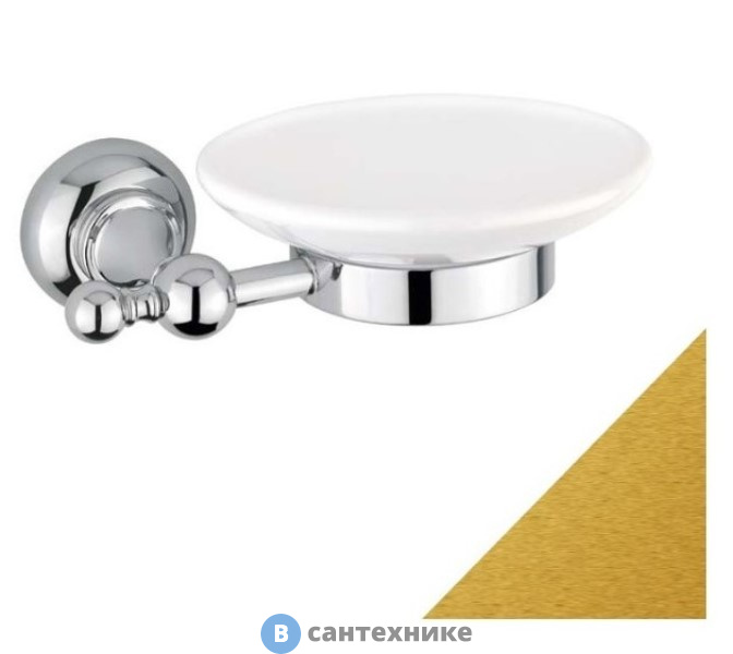 Мыльница Cezares APHRODITE-SODS-03/24-Sw подвесная, золото, Swarovski