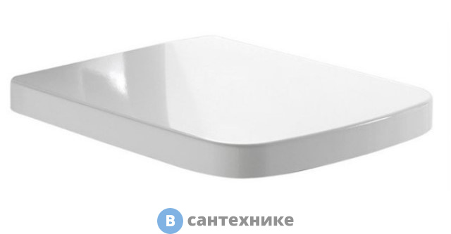 Сиденье GLOBO Relais для унитаза, цвет белый/хром (микролифт) (RE020BI bi/cr) /продается только в комплекте с унитазом/