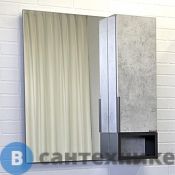 Зеркало-шкаф Comforty Франкфурт-75 бетон светлый
