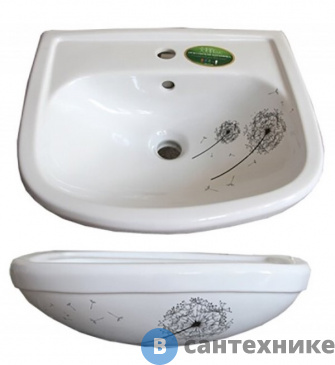 картинка Умывальник Старый Оскол АЛЬФАНА-50 мебельный Декор одуванчик