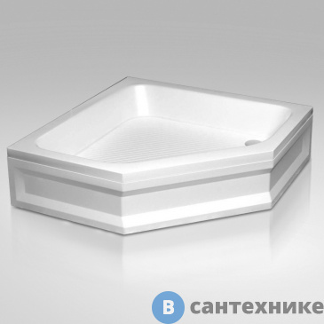 картинка Душевой поддон RGW BT/CL-S 90*90*15 h27 трапеция (16180599-51), без поддона