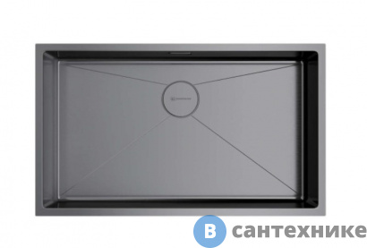 картинка Кухонная мойка OMOIKIRI Taki 74-U/IF-GM нерж.сталь/вороненая сталь (4993498)