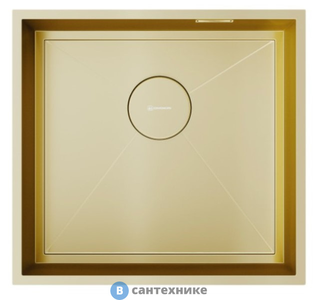 Кухонная мойка OMOIKIRI Kasen 48-26-LG нерж.сталь/светлое золото (4997057)