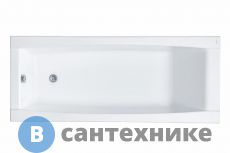 Ванна акриловая Santek Санторини 170х70 (1WH302487), без каркаса и сифона