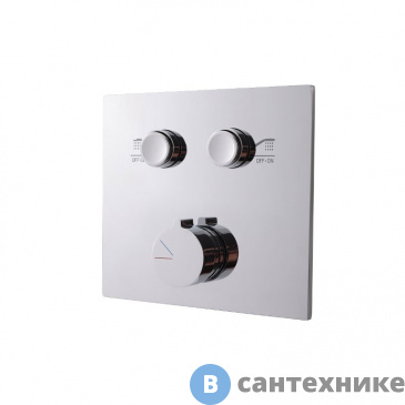 картинка Встраиваемый смеситель Vincea VSCV-421CH для душа двухфункциональный, хром (VSCV-421CH)