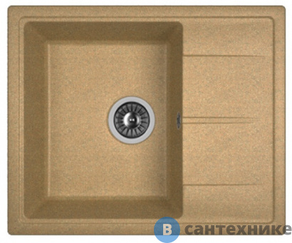 картинка Кухонная мойка Dr. Gans Ника 580, терракота СМс (25.070.B0580.406)