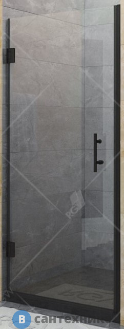 Душевая дверь RGW HO-011-B 60*195 чёрный/прозрачное (350601106-14)
