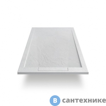 картинка Душевой поддон Vincea VST-4SRL8010W из искусственного камня,1000*800*25, белый матовый, без сифона