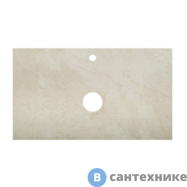 картинка Столешница из керамогранита BelBagno 1000x460 KEP-100-MCO Marmo Crema Opaco